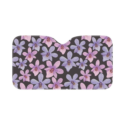 Orchid Pattern Print Design OR08 Car Sun Shade-JorJune