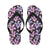 Orchid Pattern Print Design OR08 Flip Flops-JorJune