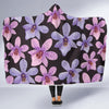 Orchid Pattern Print Design OR08 Hooded Blanket-JORJUNE.COM