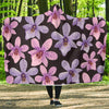 Orchid Pattern Print Design OR08 Hooded Blanket-JORJUNE.COM