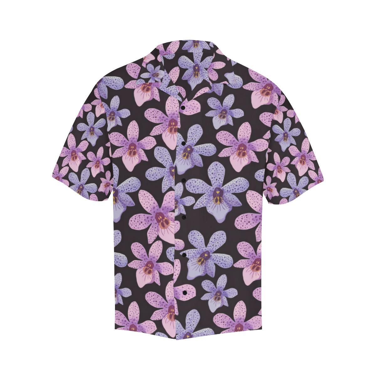 Orchid Pattern Print Design OR08 Men Hawaiian Shirt-JorJune