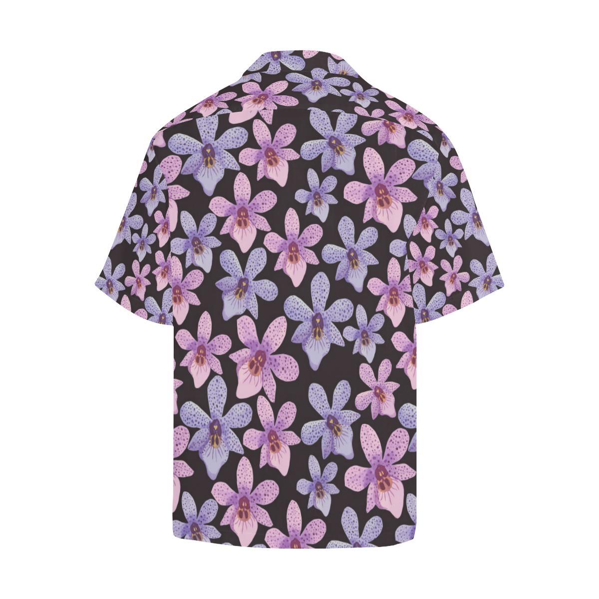 Orchid Pattern Print Design OR08 Men Hawaiian Shirt-JorJune