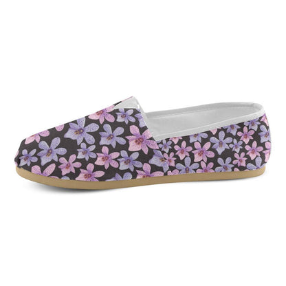 Orchid Pattern Print Design OR08 Women Casual Shoes-JorJune.com