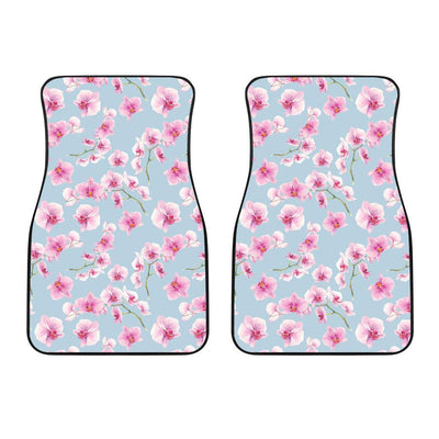 Orchid Pink Pattern Print Design OR01 Car Floor Mats-JORJUNE.COM