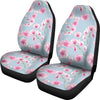 Orchid Pink Pattern Print Design OR01 Universal Fit Car Seat Covers-JorJune