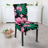 Orchid Pink Pattern Print Design OR06 Dining Chair Slipcover-JORJUNE.COM