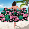 Orchid Pink Pattern Print Design OR06 Sarong Pareo Wrap-JORJUNE.COM