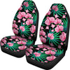 Orchid Pink Pattern Print Design OR06 Universal Fit Car Seat Covers-JorJune