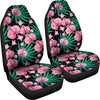 Orchid Pink Pattern Print Design OR06 Universal Fit Car Seat Covers-JorJune