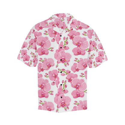 Orchid Pink Pattern Print Design OR07 Men Hawaiian Shirt-JorJune