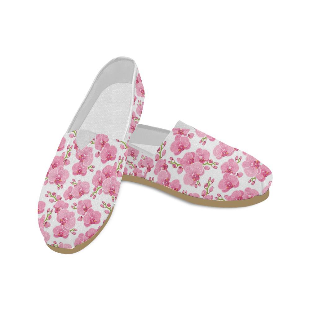 Orchid Pink Pattern Print Design OR07 Women Casual Shoes-JorJune.com