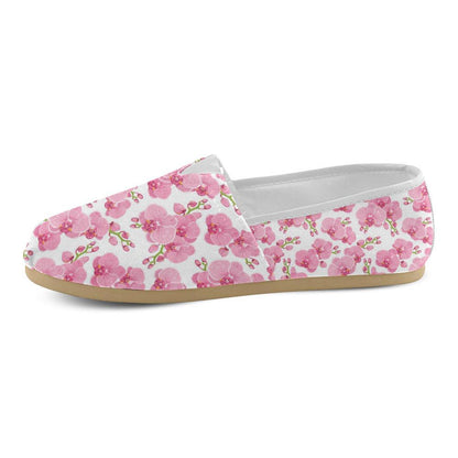 Orchid Pink Pattern Print Design OR07 Women Casual Shoes-JorJune.com