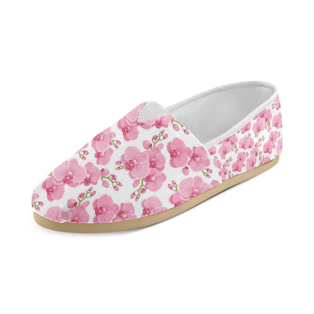 Orchid Pink Pattern Print Design OR07 Women Casual Shoes-JorJune.com