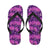 Orchid Purple Pattern Print Design OR02 Flip Flops-JorJune