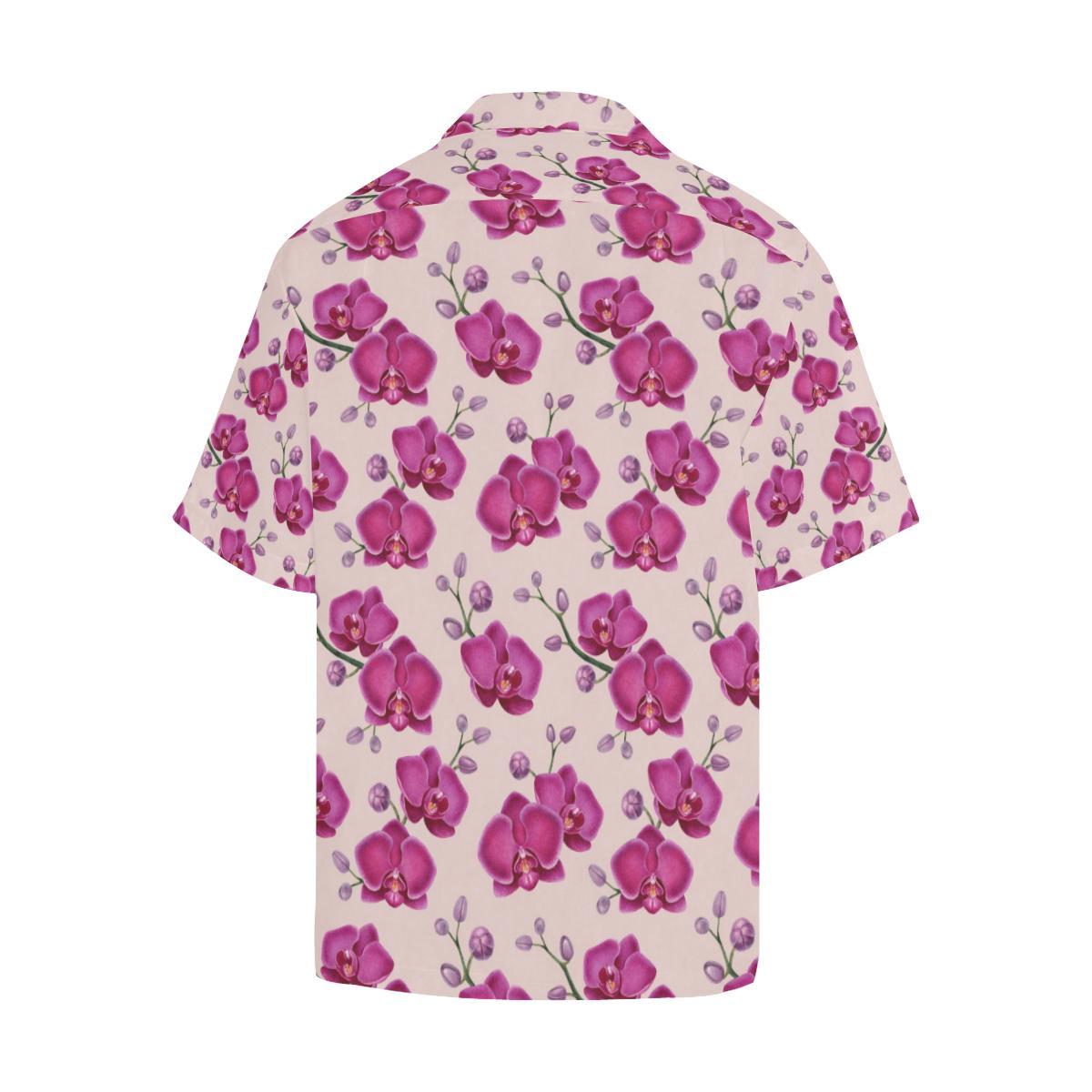 Orchid Purple Pattern Print Design OR04 Men Hawaiian Shirt-JorJune