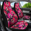 Orchid Red Pattern Print Design OR05 Universal Fit Car Seat Covers-JorJune