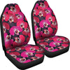 Orchid Red Pattern Print Design OR05 Universal Fit Car Seat Covers-JorJune