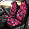 Orchid Red Pattern Print Design OR05 Universal Fit Car Seat Covers-JorJune