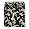 Orchid White Pattern Print Design OR011 Duvet Cover Bedding Set-JORJUNE.COM