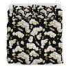 Orchid White Pattern Print Design OR011 Duvet Cover Bedding Set-JORJUNE.COM