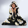 Orchid White Pattern Print Design OR011 Hooded Blanket-JORJUNE.COM