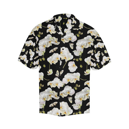 Orchid White Pattern Print Design OR011 Men Hawaiian Shirt-JorJune