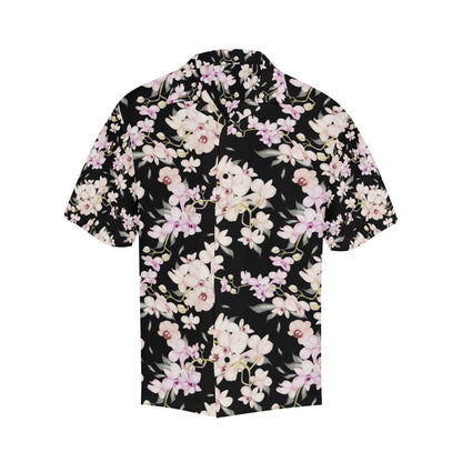 Orchid White Pattern Print Design OR03 Men Hawaiian Shirt-JorJune