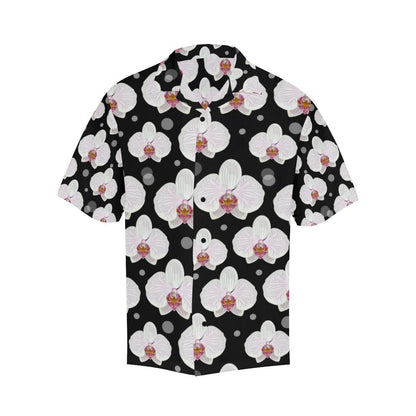 Orchid White Pattern Print Design OR09 Men Hawaiian Shirt-JorJune