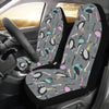 Ostrich Pattern Print Design 01 Car Seat Covers (Set of 2)-JORJUNE.COM