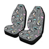 Ostrich Pattern Print Design 01 Car Seat Covers (Set of 2)-JORJUNE.COM