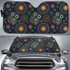 Owl Boho Style Pattern Print Design A04 Car Sun Shades-JORJUNE.COM