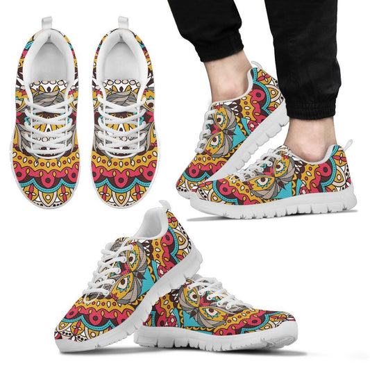 Owl Colorful Men Sneakers