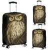 Owl Geometric Line Luggage Cover Protector