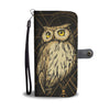 Owl Geometric Line Wallet Phone Case