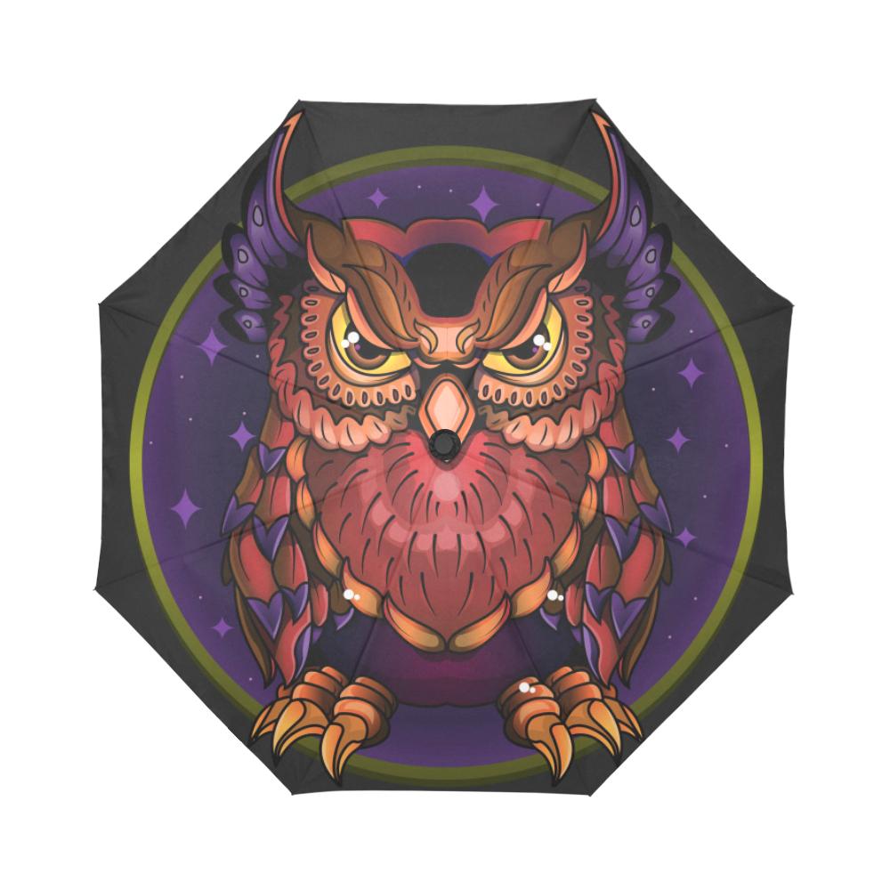 Owl Magic Automatic Foldable Umbrella