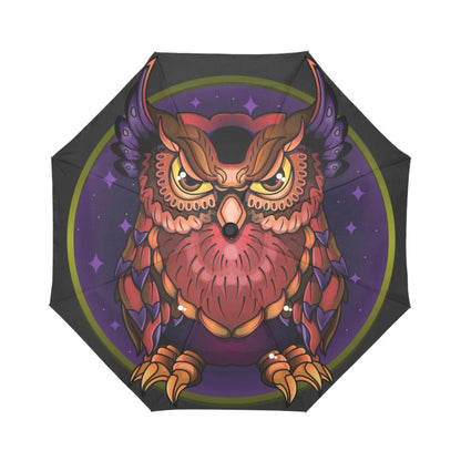 Owl Magic Automatic Foldable Umbrella