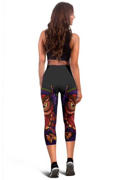 Owl Magic Women Capris