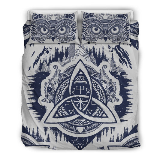 Owl Ornamental Duvet Cover Bedding Set