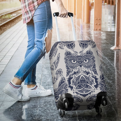 Owl Ornamental Luggage Cover Protector