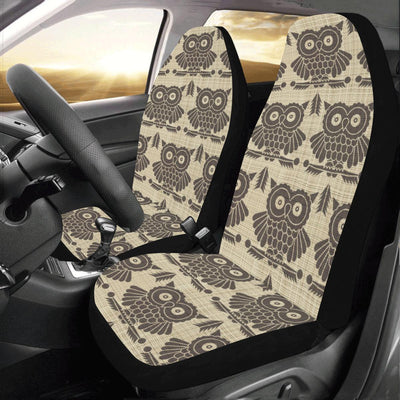 Owl Pattern Print Design A01 Car Seat Covers (Set of 2)-JORJUNE.COM