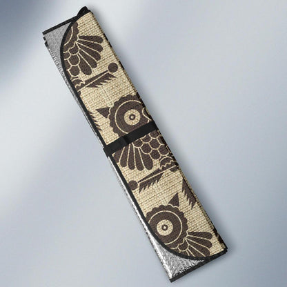 Owl Pattern Print Design A01 Car Sun Shades-JORJUNE.COM