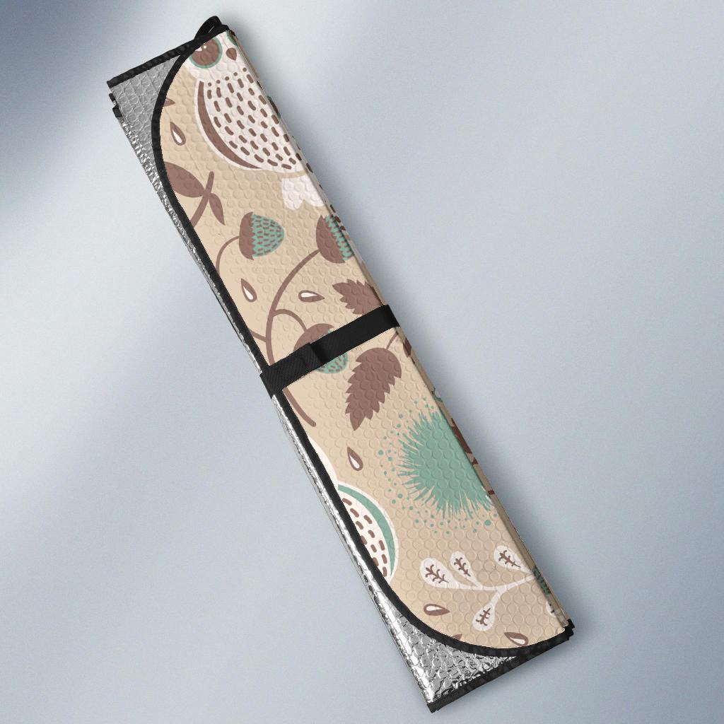 Owl Pattern Print Design A02 Car Sun Shades-JORJUNE.COM