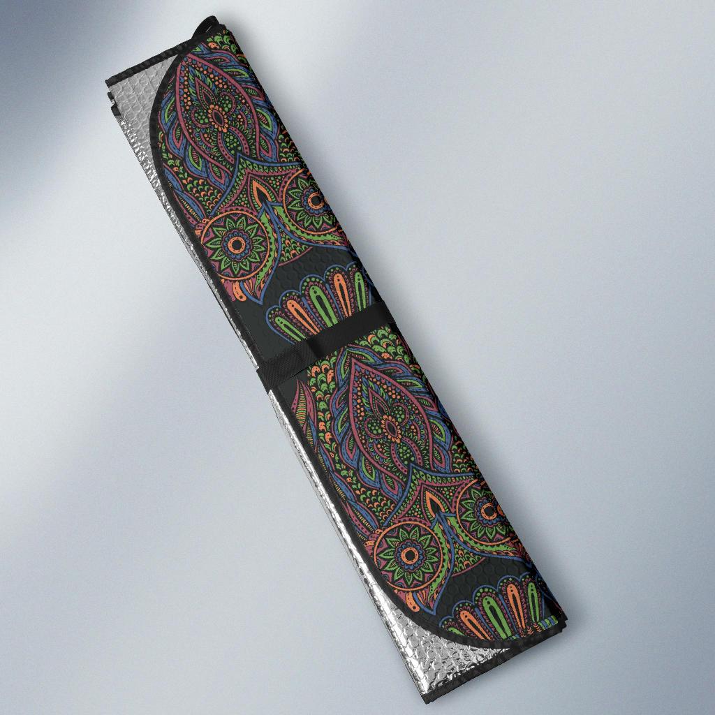 Owl Pattern Print Design A05 Car Sun Shades-JORJUNE.COM