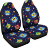 Owl With Star Themed Design Print Universal Fit Car Seat Covers-JorJune