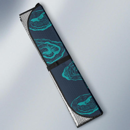 Oyster Pattern Print Design 01 Car Sun Shades-JORJUNE.COM