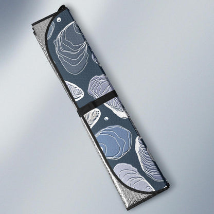 Oyster Pattern Print Design 02 Car Sun Shades-JORJUNE.COM