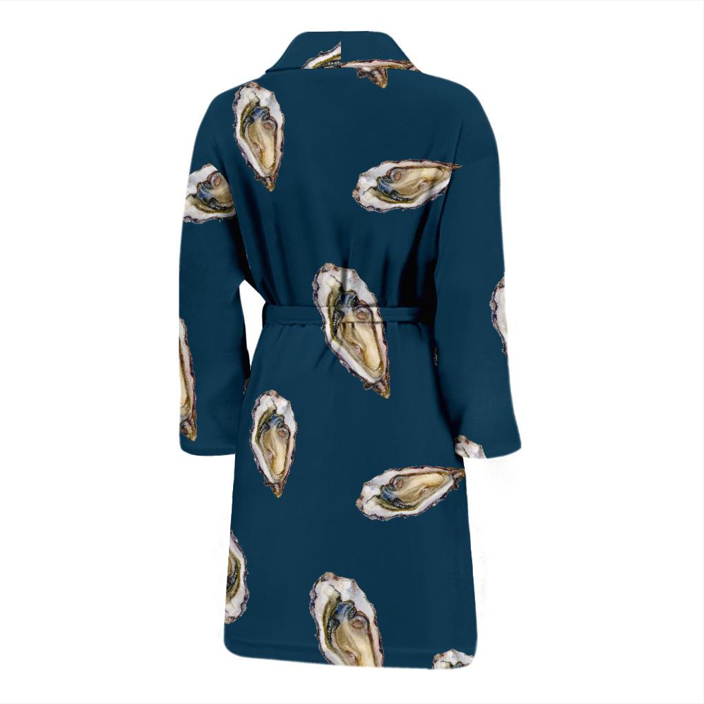 Oyster Pattern Print Design 03 Men Bathrobe-JORJUNE.COM