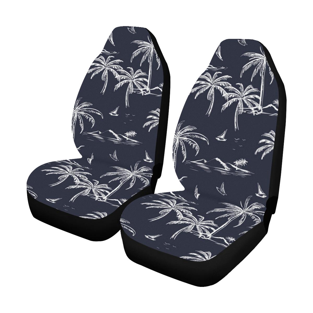 Pacific island Pattern Print Design A02 Car Seat Covers (Set of 2)-JORJUNE.COM