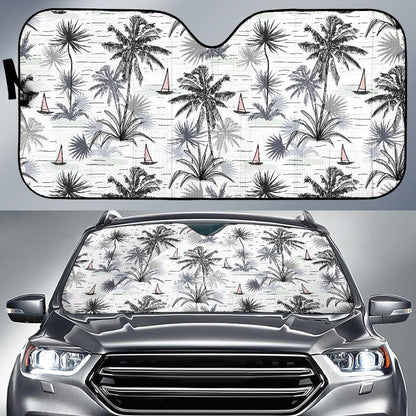 Pacific island Pattern Print Design A04 Car Sun Shades-JORJUNE.COM