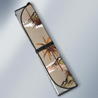 Pacific island Pattern Print Design A05 Car Sun Shades-JORJUNE.COM